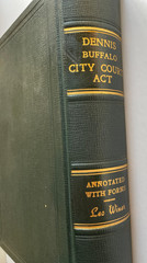 Dennis’ Buffalo NY City Court Act, annotated 1940 Leo Winer Hardcover 550+ pages