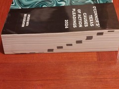 O’Connor’s Texas Causes of Action Pleadings 2024 ed.O’Connor Expert Series