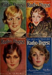 Radio Digest – Tabloid Stars Radio Shows – 290 Old Magazines (1922-1933) on DVD