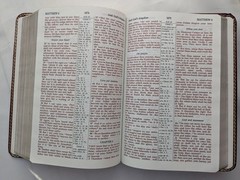 KJV Red Letter Self-pronouncing Bible Bonded Leather Dugan Handheld 1986