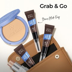 SACE LADY 24H Lock Eyebrow Gel, 0.2 Fl Oz (Pack of 1), 01 Light Brown