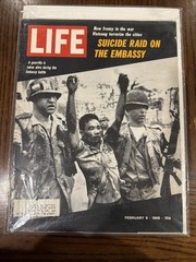 LIFE Magazine February 9, 1968 War in Vietnam / Embassy Bagged And Boarded!!!