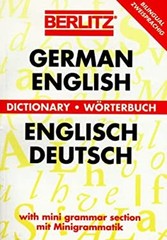 Berlitz German-English Dictionary Paperback Berlitz Editors