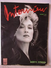 Interview Magazine Dec 1988 Meryl Streep, Geena Davis, Rasputin, The Gypsy Kings
