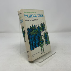 An Anthology of Medieval Lyrics by Angel Flores HC First Thus Very Good 1965