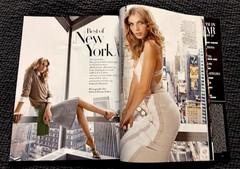Harper’s Bazaar January 2004 Angela LINDVALL Natalia VODIANOVA Daria WERBOWY