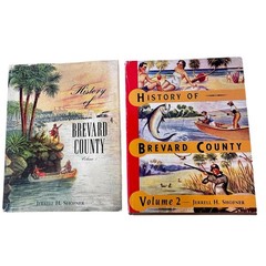 History of Brevard County Volumes 1 & 2 Jerrell H Shofner Florida Local HC DJ