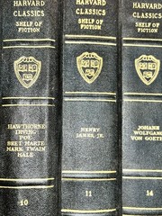 Harvard Classics Shelf of Fiction 1917 PF Collier 8 Vols Vtg Books