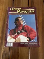 (8) Vintage Sailing Magazines Lot Mainsheet & Ocean Navigator 1986-1991