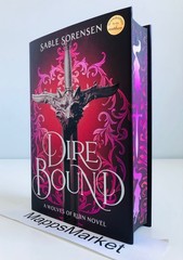 SIGNED Dire Bound by Sable Sorensen DELUXE LIMITED EDITION HC Stenciled Edges