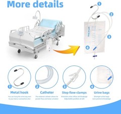 Latex Condom Catheter External Self-Sealing Set, 9 Piece 25mm/0.98inch