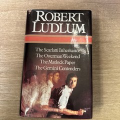 Robert Ludlum 4in1 Scarlatti/Osterman/Matlock/Gemini HCDJ 1984 Octopus/Heinemann