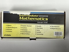 Abeka Intermediate Mathematics Concept Cards Math Algebra A Beka Complete