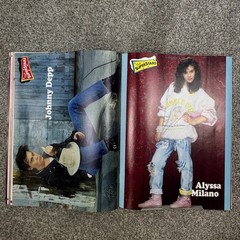 Superstars Magazines Fall 1989 & Winter 1989-90 NKOTB Haim Gibson Depp & Savage