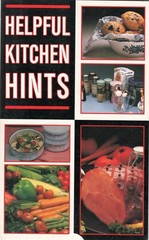 HELPFUL KITCHEN HINTS Slide-A-Fact Slide Chart Guide Booklet PERRYGRAF 1990