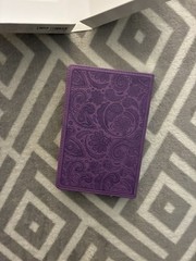ESV Compact Bible English Standard Purple Paisley Portable TuTone Design