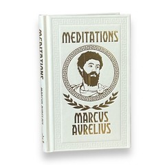 MEDITATIONS by Marcus Aurelius (6.8″x4.4″) Deluxe Compact Gilded Pages Brand New