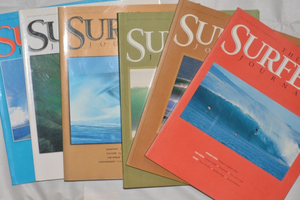 LOT (6) The Surfer’s Journal Magazines (1997-2009; Volumes 6-18)