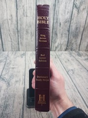 The Holy Bible King James Version Red Letter Dictionary Study Helps Holman 1979