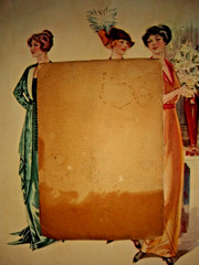 ANTIQUE 1898 PETITE MILLINERY HATS BOOK~MINIATURES FROM PARIS~J.W. LITTLE~AKRON
