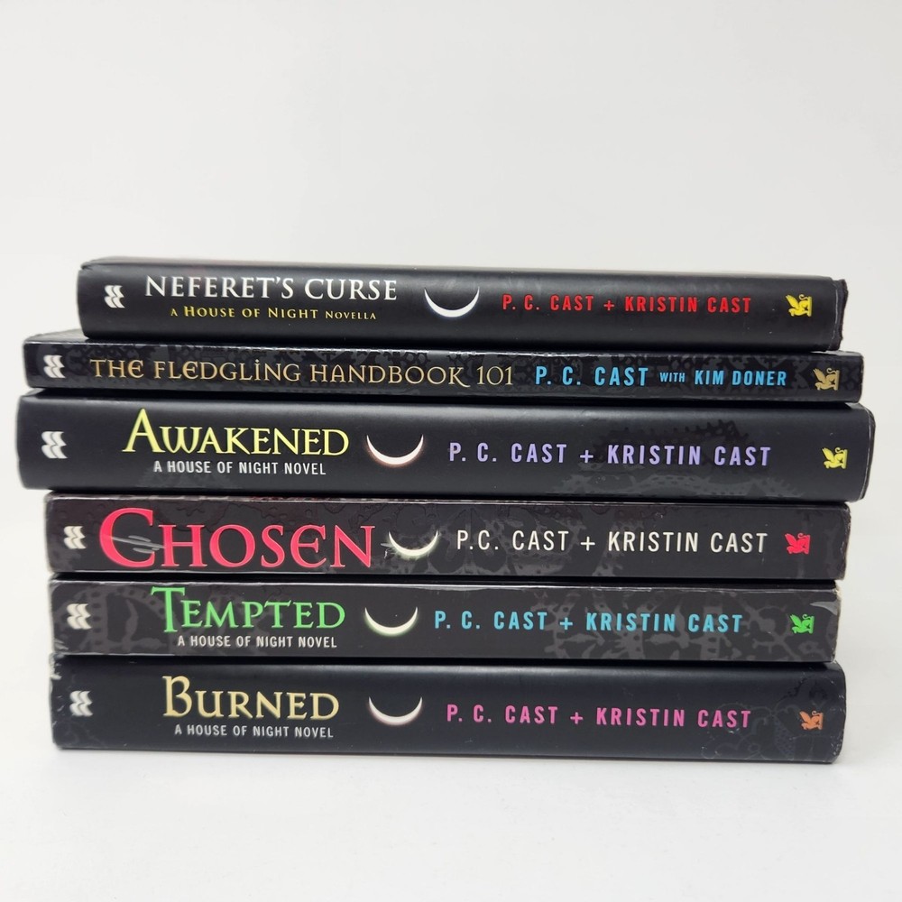 House Of Night Books Lot P.C. Cast Kristin Cast Hardcover & Paperback Set