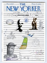 New Yorker magazine May 6 1967 Saul Steinberg Richard Wilbur Frank O’Connor FINE