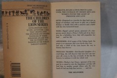 lot of 10 Children of The Lion books Peter Danielson paperback hardcover 1-10