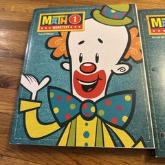 Math 1 Student Edition Textbook (4th Edition) BJU Press Tests Reviews & Worktext