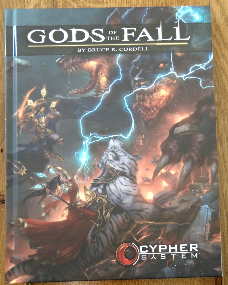 Gods of the Fall by Bruce R. Cordell Cypher System – 2016 Monte Cook Hardcover