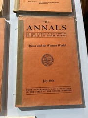 The Annals of the American Academy of Political and Social Science Lot 8 Books