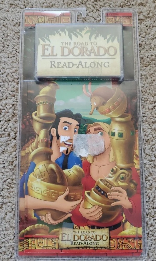 The Road To El Dorado Read-Along Audio Cassette with Paperback Book New + Sealed
