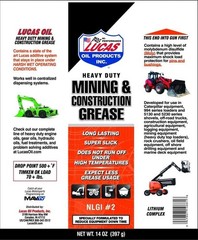 14 OZ Heavy-Duty Grease for Mining & Construction – Moisture Resistant & Durable