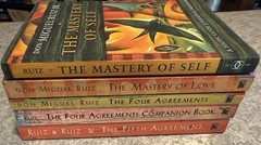Lot Of 7 Don Miguel Ruiz Paperback Books Four Agreements, Mastery, Fifth