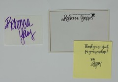 Rebecca Yarros Signed Self Adhesive Bookplate Autograph*Fourth Wing *Onyx Storm