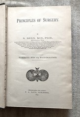 Antique, Principles Of Surgery, Nicholas Senn, 1891, 1st. Ed., Illustrated