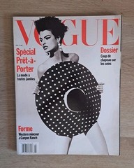 VOGUE French Magazine February 1990 Issue 703 Prêt-à-Porter Illustrated