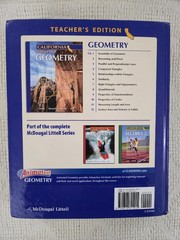 Larson Geometry California: Teacher Edition [Hardcover] MCDOUGAL LITTEL NICE!