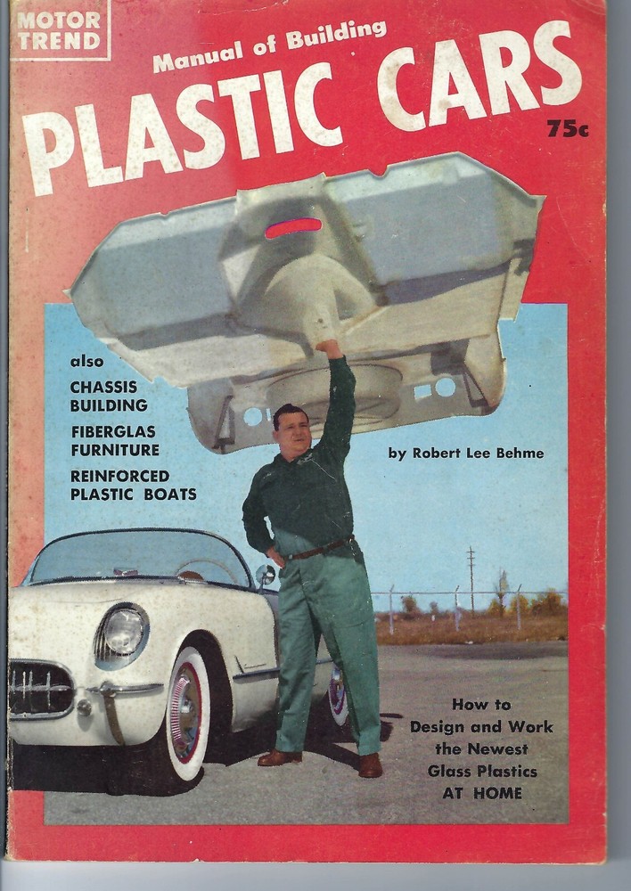 1954, Manual of Plastic Cars, Trend #112, 128 pages. Vintage magazine.