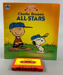 Charlie Brown’s, All-Stars Book & Cassette – Book on Tape – Golden