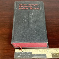 St. Joseph Continuous Sunday Missal Mass 1957, Confraternity Version Illustrated