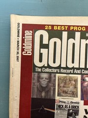 LOT OF 8 GOLDMINE MAGAZINES. JAN-APRIL 2007. BIWEEKLY MAGAZINE COVERING MUSIC