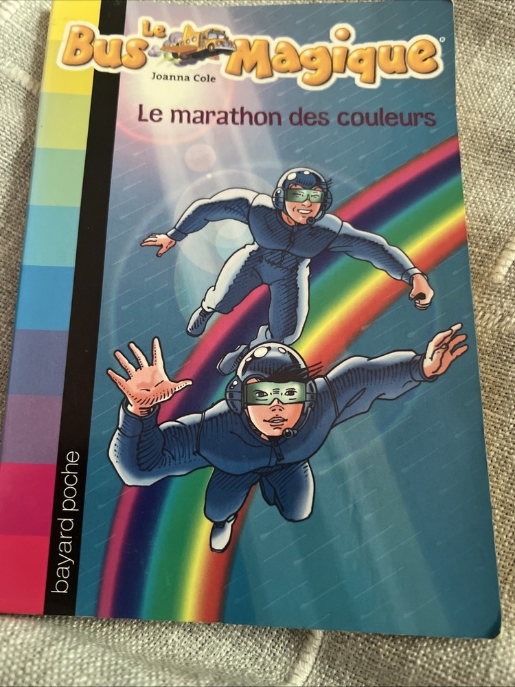 Le Bus Magique Vol 17 Le marathon des couleurs Bayard Poche VTG French Paperback