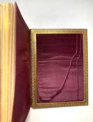 1874 Lesort Heures Dames Chrétiennes Gilt Morocco Leather Silk Binding
