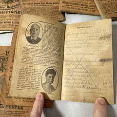 Large Lot Old Diaries Account Books Willin Family of Kentucky 1880s – 1910’s
