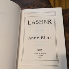 Lasher 1993 Fifth Print Bookplate Signed Hardcover/Dust Jacket by Anne Rice