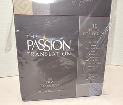 The Passion Translation New Testament Bible 10 Book Collection Deluxe Boxed Set