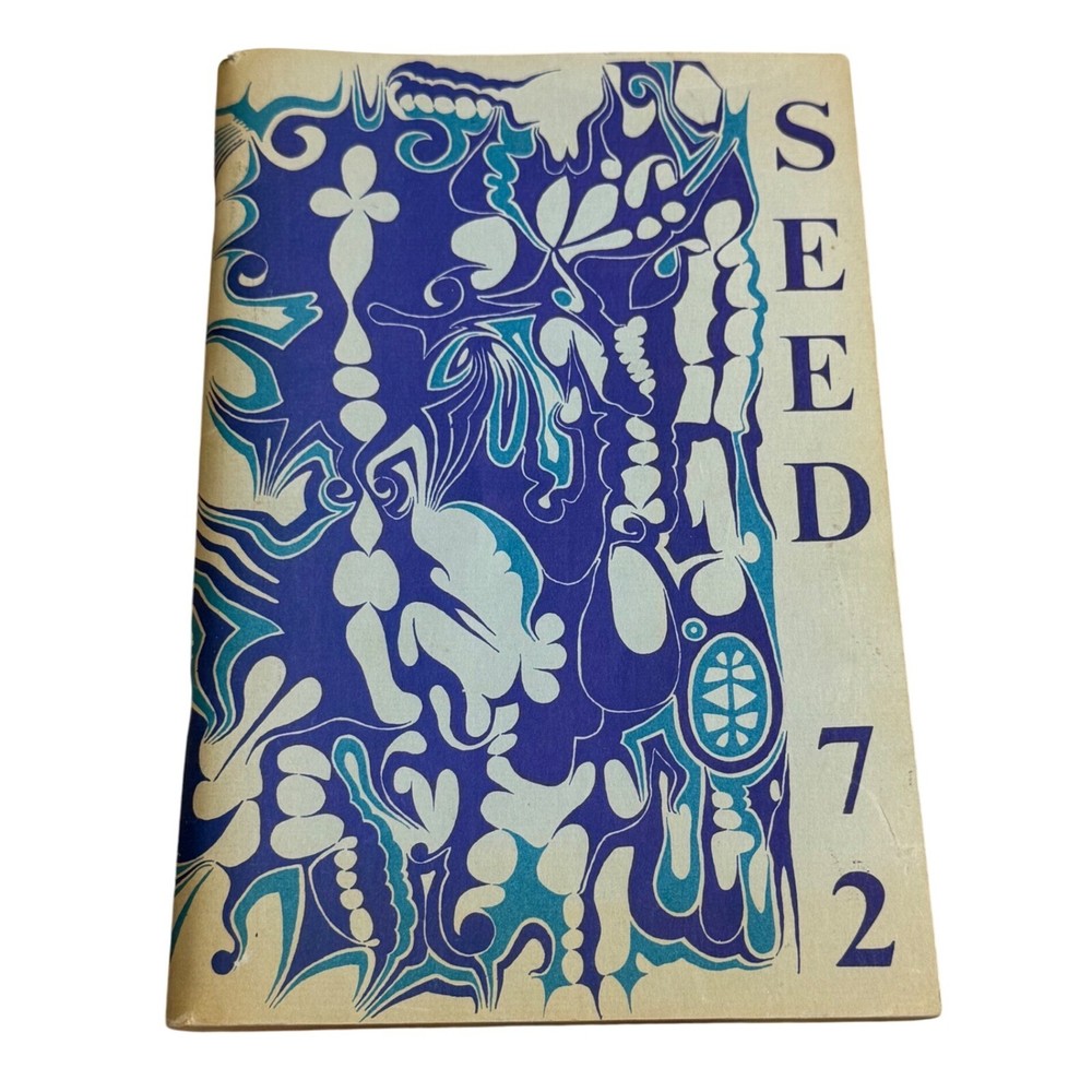 Vintage SEED 1972 Grissom High School Literary Magazine Yearbook Art Poetry