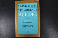 Quick & Easy Vocabulary Builder 1998 First Printing RHR Press Reference Book VG