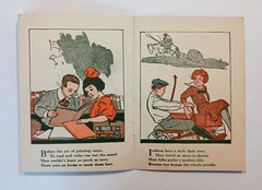 1910’s Presents Past and Present, FREDERICK LOESER Christmas Booklet, Illust. VG
