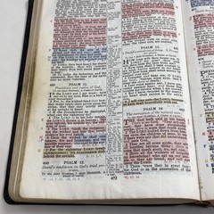 The Marked Reference Bible, Chain Of Reference System Zondervan 1964 Leather